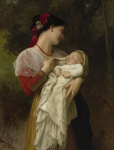 Admiración maternal de William Adolphe Bouguereau